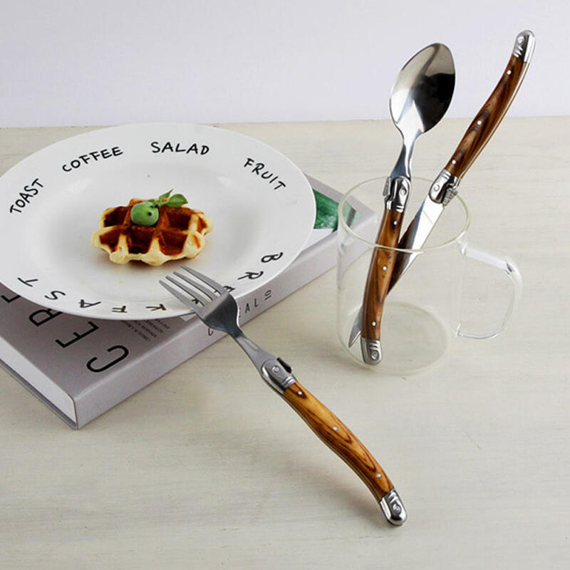 Unique design brown cutlery set of 3