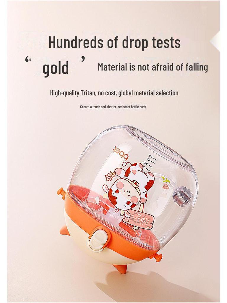New Baby Cartoon Tritan Calf Water Cup for Kindergarten