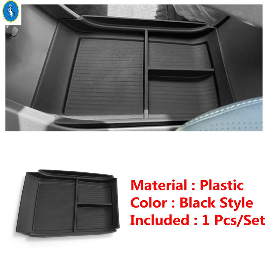 Armrest Box Decoration Molding / Central Down Armrest Storage Box Cover Trim For Geely Atlas L Azkarra 2024 Car Accessories