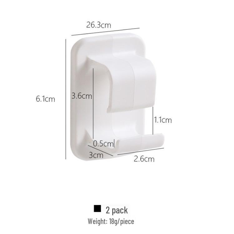Punch-Free Wall-Mounted Bathroom & Kitchen Washbasin Hanging Rack