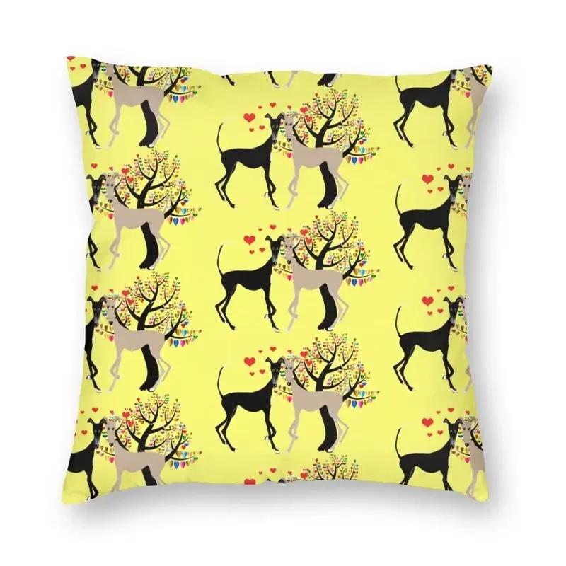 Greyhound Bedroom Sofa Cushion Cover Home Decor Pet Dog Living Room Lovers   Pillowcase