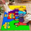 Tappeti Antiscivolo a Tema The Wiggles Singing Show - Arredamento per la Casa in Poliestere, Adatti per Camere da Letto, Soggiorni, Ingressi, Studi e Decorazioni
