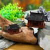 Miniature Pavilion Figurine Bonsai Nament Garden Decor Micro Landscape Statue Gazebo Model Zen Garden Supplies Yard Rockery