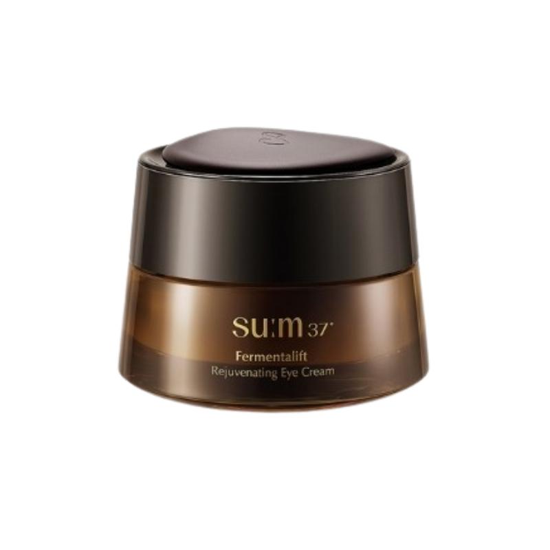 SU:M37 Fermentalift Rejuvenating Eye Cream 25ml – Anti-Aging Fermented Black Tea + Peptide Eye Treatment, Hydrating & Firming