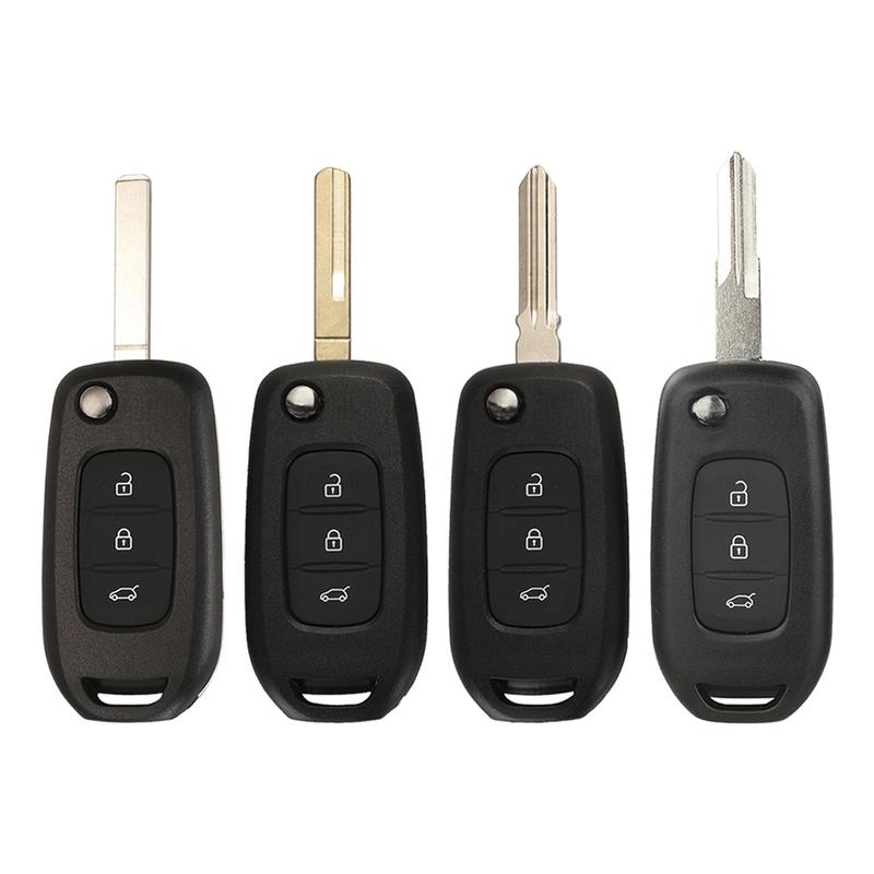 1Pc 3-Button For Renault Remote Folding Key Case,Key Case Replacement Shell,For Renault Sandero Dacia Logan Lodgy Dokker Duster