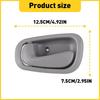 4pcs Ide Gray Left Right Door Handles Fit 1998-2002 Toyota Prizm
