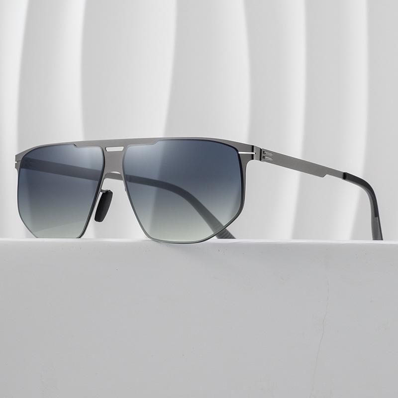 Men's Ultralight UV400 Frog Eye Polarized Sunglasses - High-End Nylon for Driving