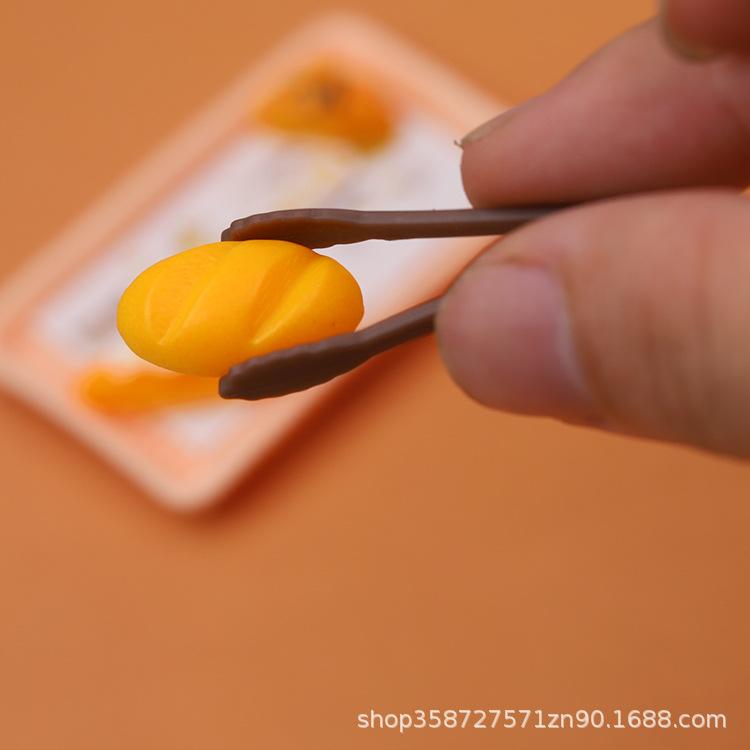 Good-Looking Simulation Mini Cake Bread Clip Model Doll House Small Ornament Toy Kitchen Utensils Toy