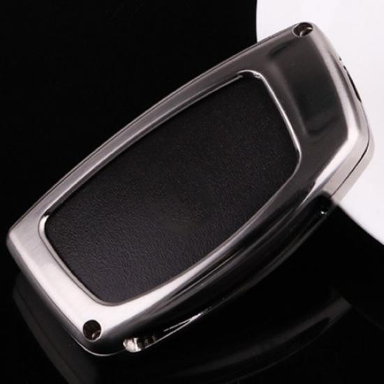 For Hyundai Tucson 2016- Metal Grey Car Key Case Fob Cover Keychain