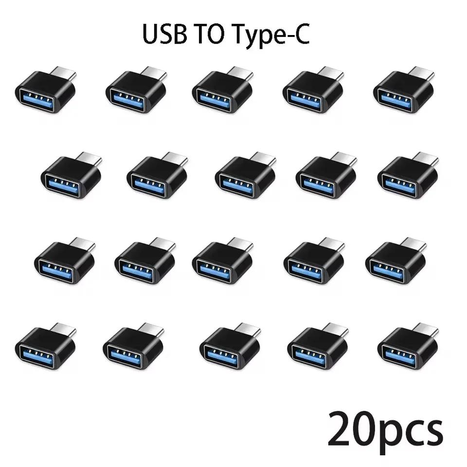 Mini Type C to USB Adapter 3.0 USB-C Male OTG A Female Data Connector For MacBook Pro iPad Mini 6/Pro MacBook Air Type C Device