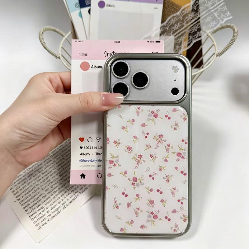 

2026 Glitter Floral iPhone 17 Pro Max Creative Soft Case iPhone 17 Pro