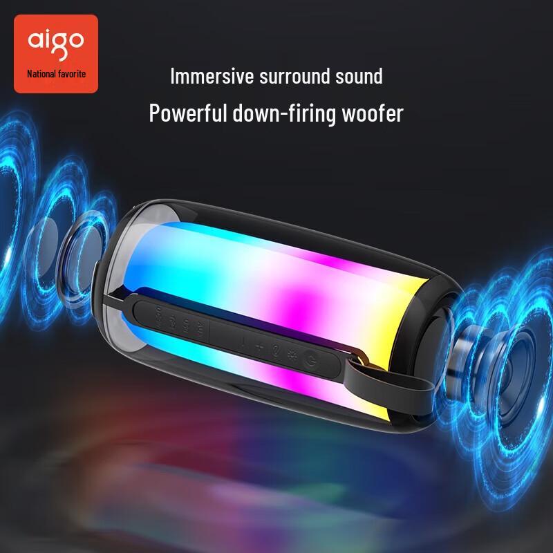 Aigo T158 Portable Bluetooth Speaker CN Plug (adapter Included)