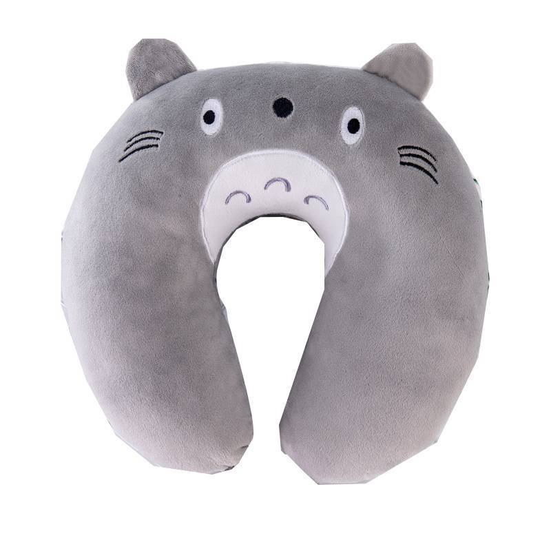 Cartoon Totoro U Shape Pillow For Office Rest Napping With Polyester Fiber Fill