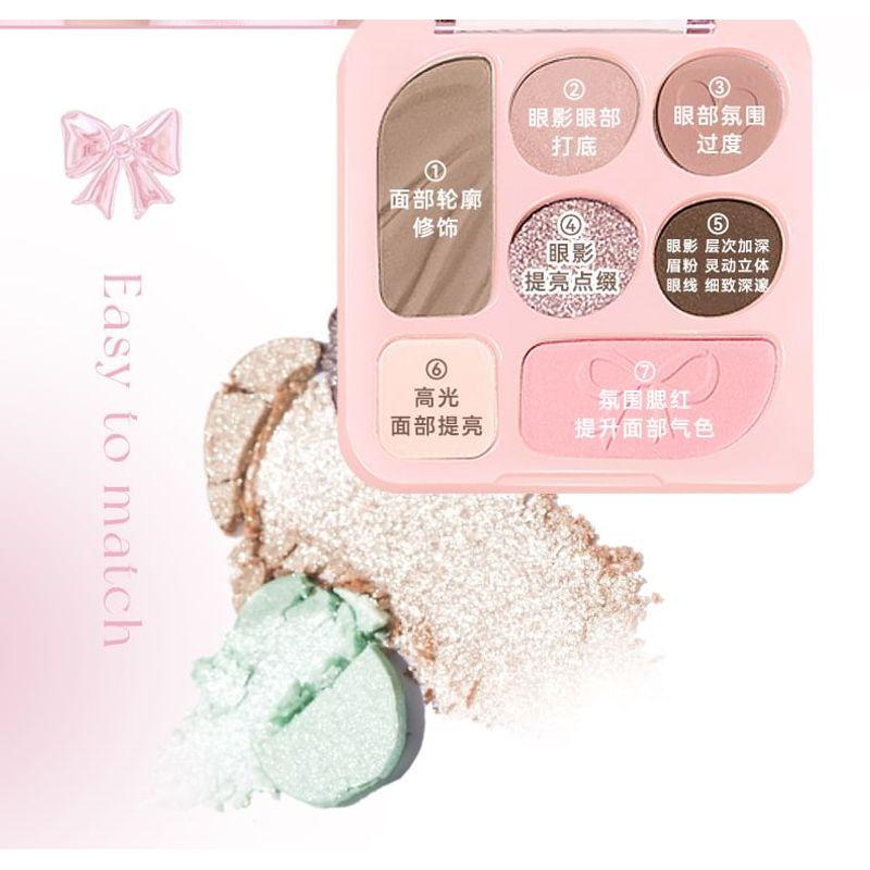 NOVO - Indulge Fantasy Comprehensive 7-Color Eyeshadow Palette - 4 Types
