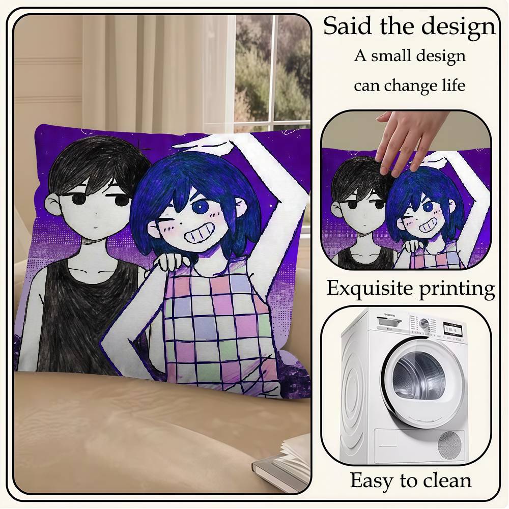 Game Aubrey Omori Pillow Cover For Bedroom Room And Living Room Sofa Decorative Cushion Cover
