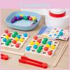 Simulation Wooden Pizza Cutting Game Children Puzzle Toy For Role Playing