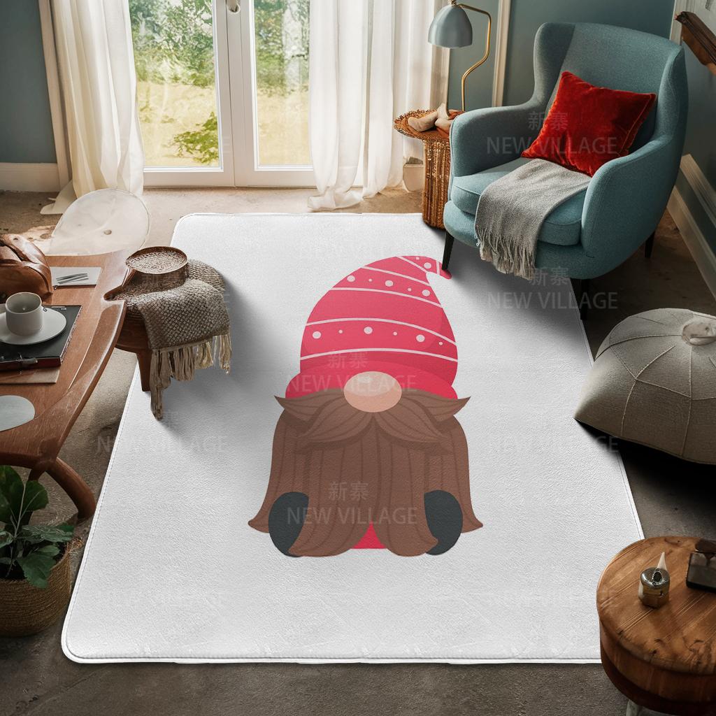 House Entrance Carpet Home Door Mat Living Room Bath Foot Bathroom Non-slip Water Absorption Rugs Bath Merry Christmas Winter