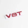 2026 3D Metal Car Fender Side Emblem V6T V8T Logo For Audi S4 A4 B7 V6T Sticker A6 Golf 4 C7 SQ7 Q8 R8 S8 RS8 V8T Badge Accessories