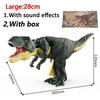 The Toy Dinosaurs Gun Decompression Roaring Swing Zazaza Dinosaur Toys for Boys Fidget Playthings Creative Telescopic Gifts for Kids