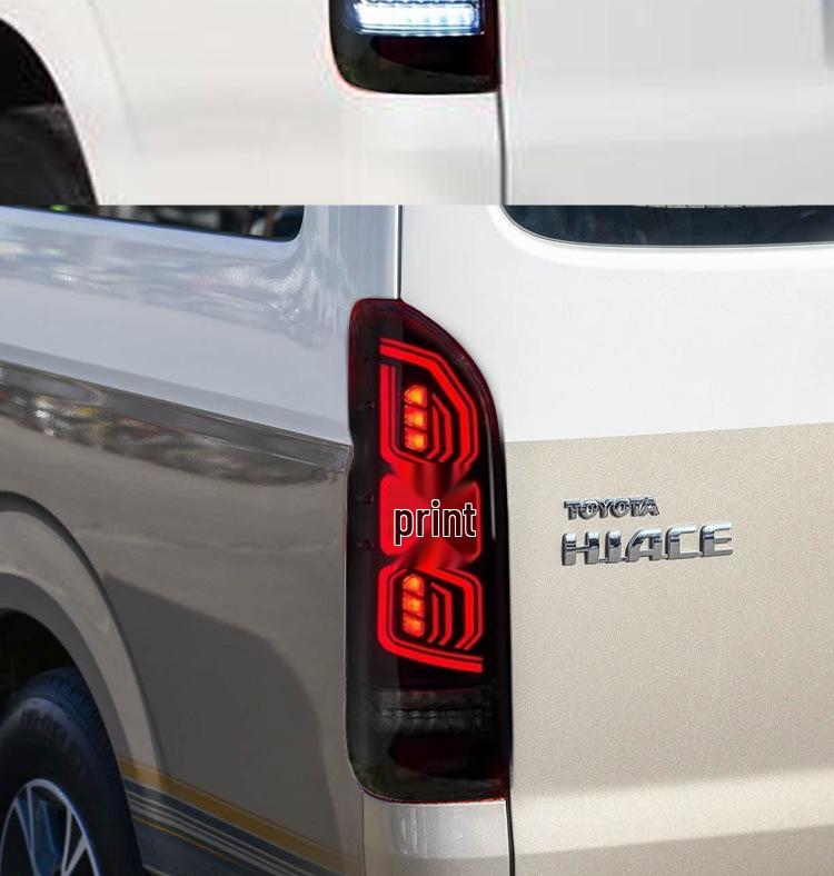 Upgraded LED Taillight with Sequential Signals for 2005-2018 Toyota Hiace 200