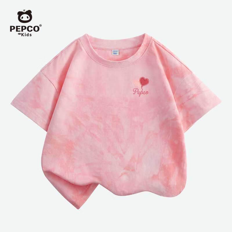 

Piggy Bank Girls Tie-Dye Cotton Short Sleeve T-Shirt 120
