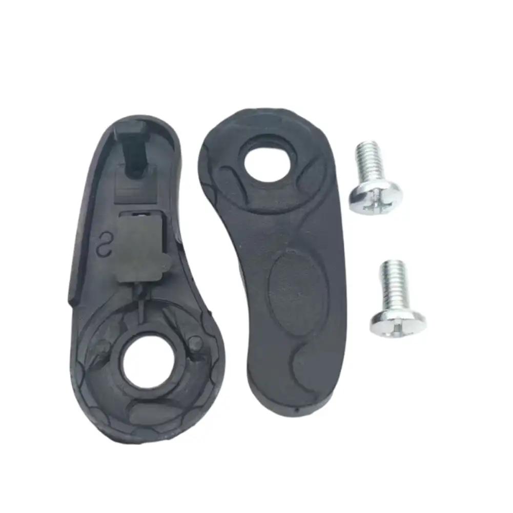 1Pair Motorcycle Helmet Fixed Buckle Rotate Switch Buckle Mirror Holder Lens Base Helmets Screws Helmet Lens Button Replacement