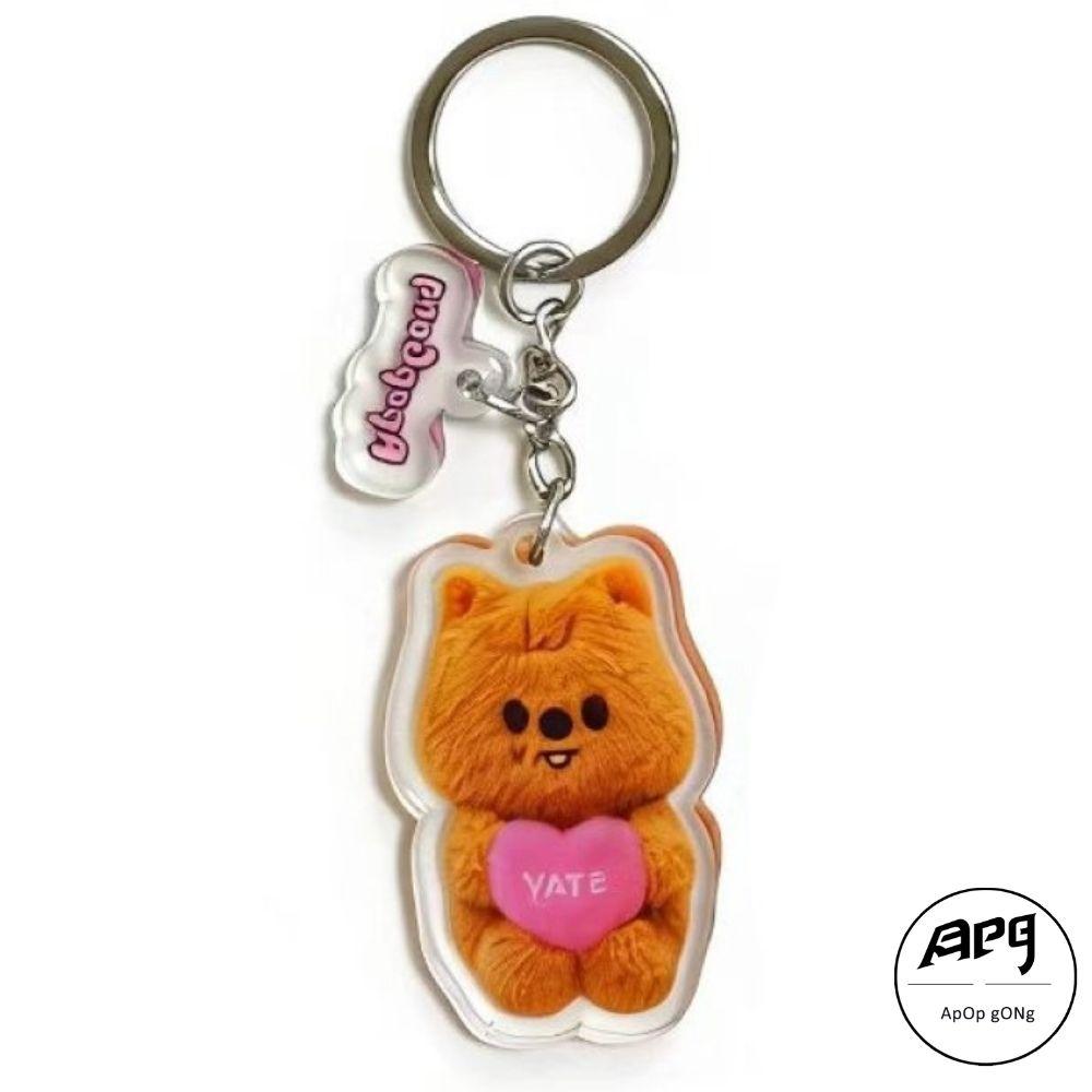 Porte-clés exclusif SKZOO × ApopGong, pour le 8ème de Stray Kids