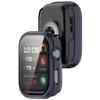Stylish Smartwatch Frame Housing Glass Film Cover Scratch Proof Case Integrated Screen Protector Shell Shockproof Sleeve