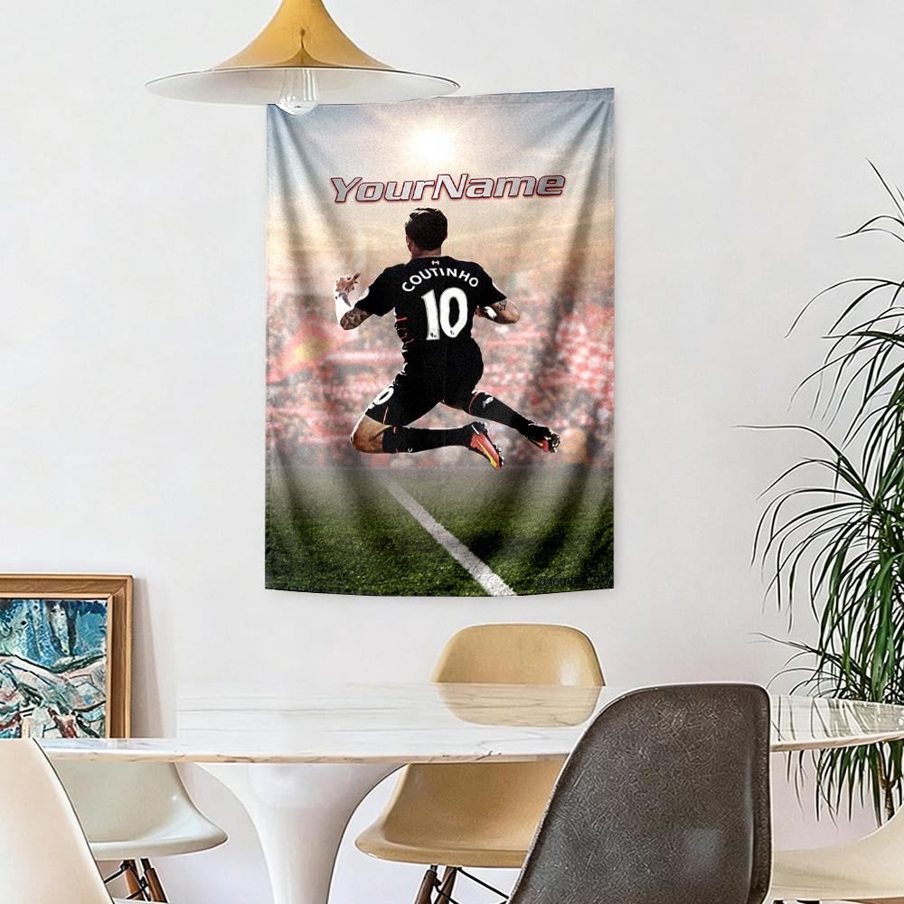 Liverpool Custom Your Name Wall Decor Tapestry Art For Pet Memorial Birthdaywedding Party Backdrop Family Gift