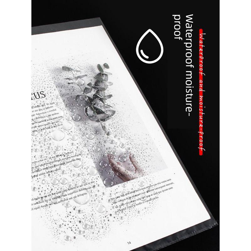 Thickened Plastic Film Multi-Page Protective Sleeve Removable Punch
