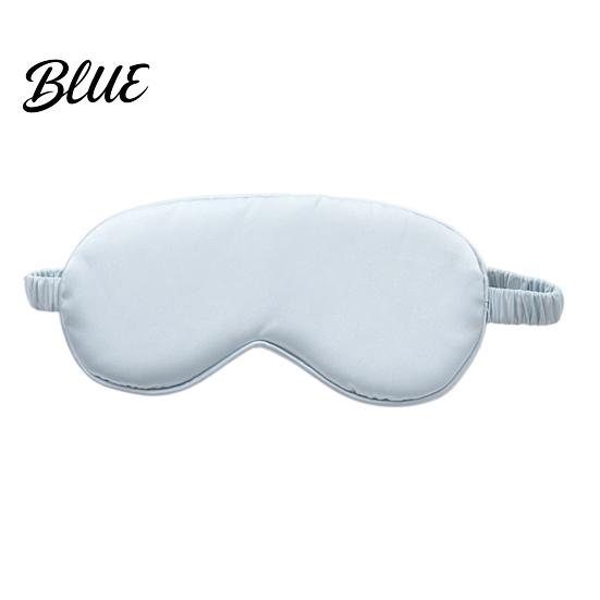 Relaxing Sleep Mask for Airplane Double Sided Silk Touch Mask Breathable Eye Travel Darkness Sleeping Home Nap Light Blocking Blindfold with
