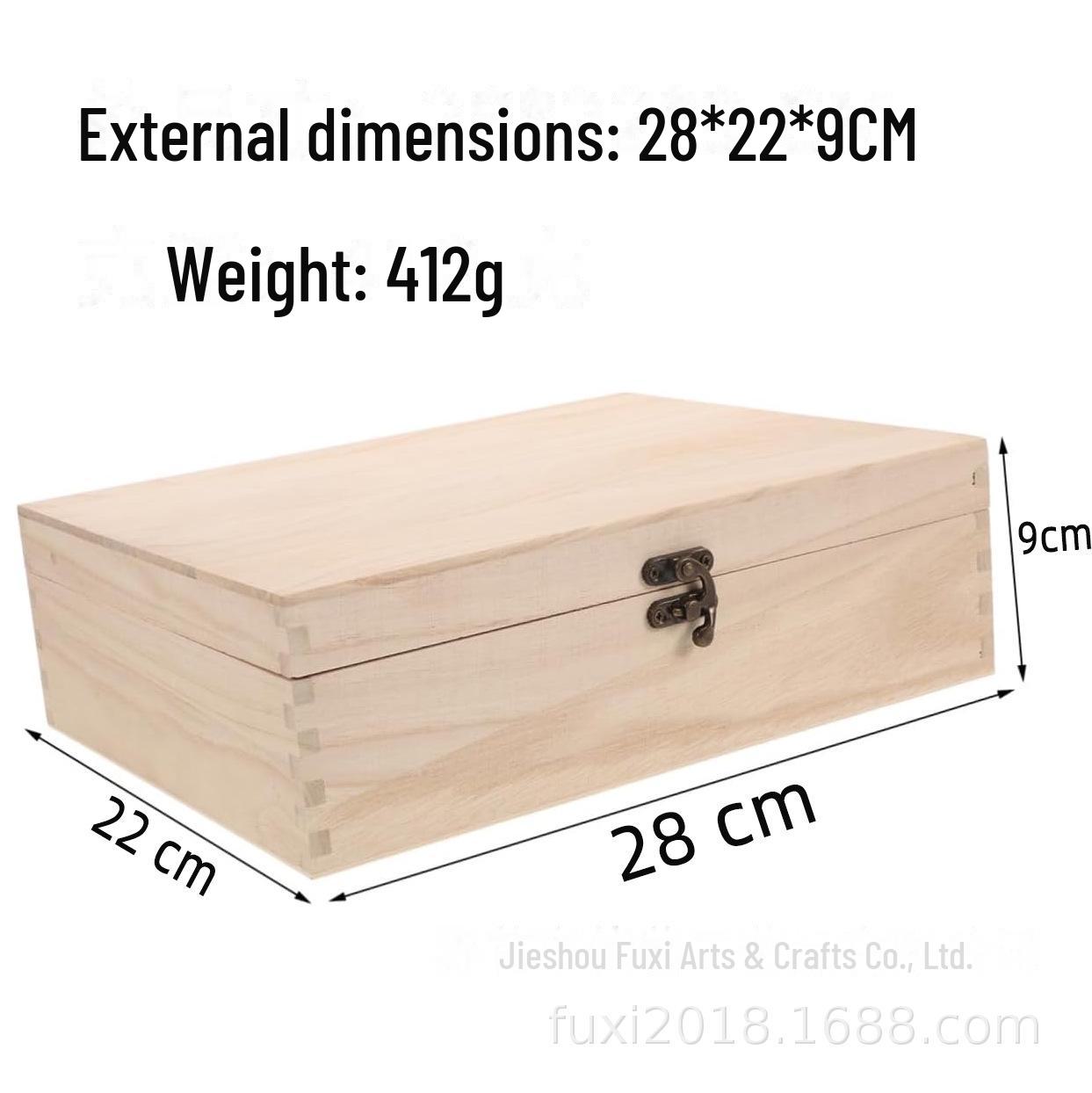 

Двухслойная шкатулка для хранения украшений и иголок из дерева павловнии