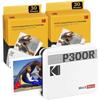 Kodak Mini 3 Retro White, Imprimante Photo Portable, Impression Rapide, Photos HD, 54 X 86 Mmn Bluetooth, Compatible iOS Et Android