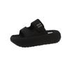 Thick-soled Velcro one-word slippers for women 2025 summer new versatile and lightweight outer wear fashionable casual cool slippers for women