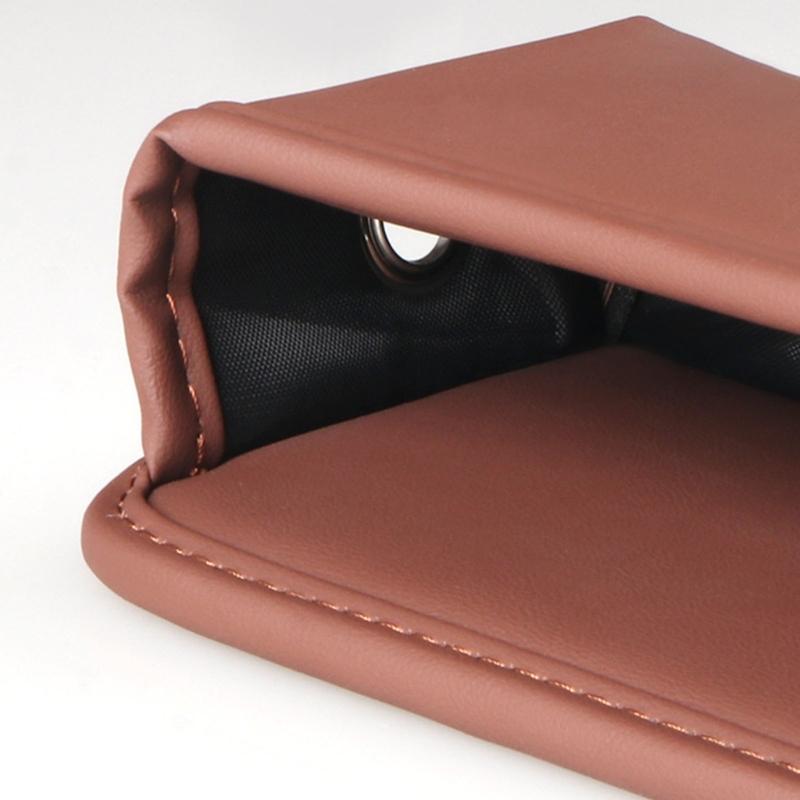 Universal Car Seat Gaps Organizer Not Slip Multiple Layer Storage Box Simple Installation for Phones Key Cards & Beverag
