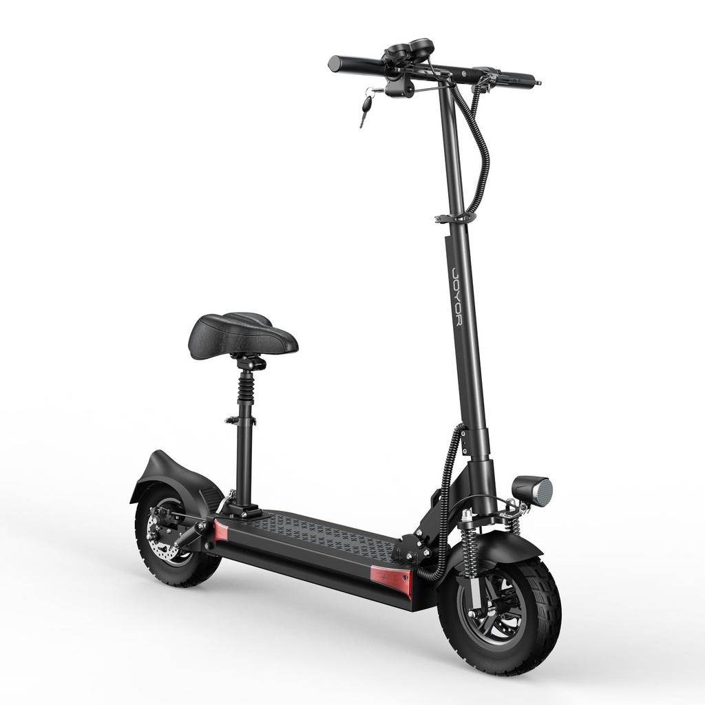 JOYOR Y6-S 500W Electric Scooter, 60KM Range, 10" Tires, Dual Suspension, Foldable E-Scooter for Adults Commuting