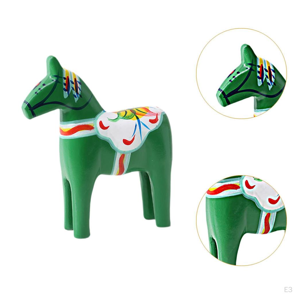 Wooden Horse Sculpture - Vintage Home Decor Piece