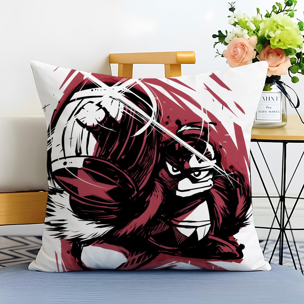 KKing Dedede Cushion Cover Washable Linen Pillowcase Soft for Sofa Bed Cozy Home Room Decor