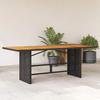 VidaXL Garden Table with Acacia Wood Top, Dining Table, Meal Table, Outdoor Patio Terrace Furniture, 365309