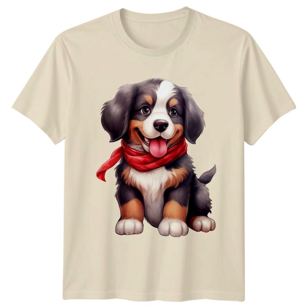 Bernese Mountain Dog Puppy Dogs Animals Unisexs TShirt Unisexs Graphic Unisex b