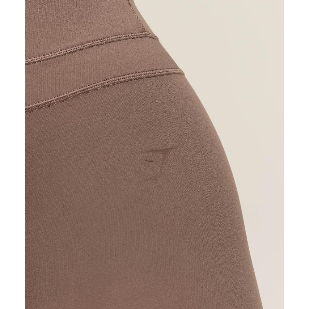 Gymshark Whitney Tall Flared Leggings Soft Brown B4c1t Nbzv