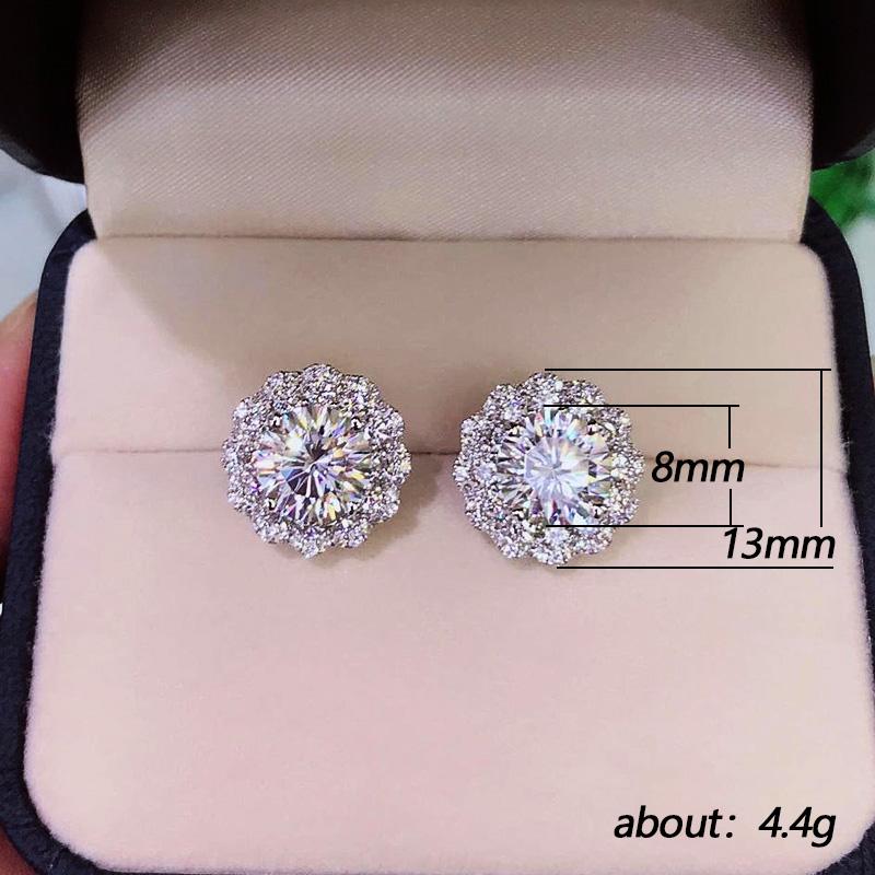 Gorgeous Cubic Zirconia Stud Earrings High Quality Wedding Accessories for Women Fancy Bridal Earrings Fashion Jewelry