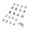 Natural Fake Nail DIY Dark Fit Style Smudge-Free Perfect Smudged Easy Nail Art Fake