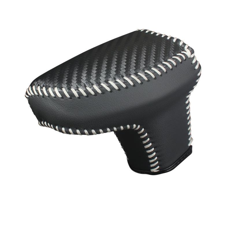 Genuine Leather Gear Shift Cover for 2021-2024 US Elantra, Santa Cruz, and Tucson