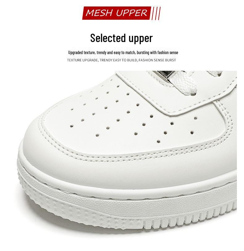 AJ 2024 Herren Air Force One Freizeit-Sneaker - Vielseitig, Dicksohlig, Weiße Schuhe für Paare