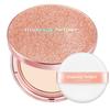 Makeup Helper Art Pact Original Pro Finish Rose Glitter Pact Powder 25g, No. 21 Natural Beige, 1 Pcs