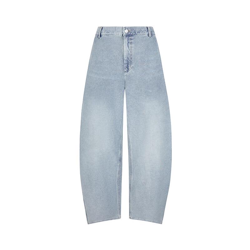 CROQUIS Men's 2025 Summer Curved Loose Denim Jeans