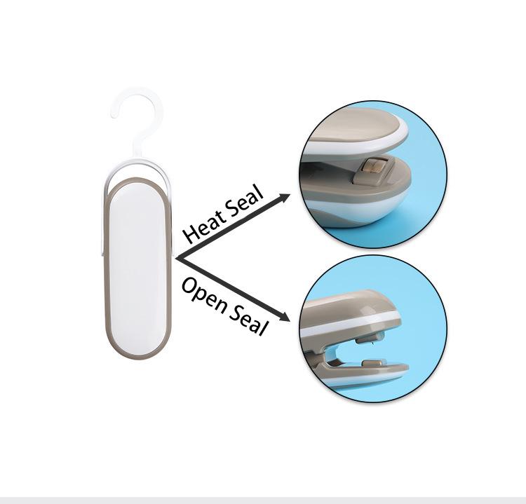 Snack Sealing Machine Portable Mini Plastic Sealing Machine Household Plastic Bag Food Sealing Device Hand Pressure Sealing Device