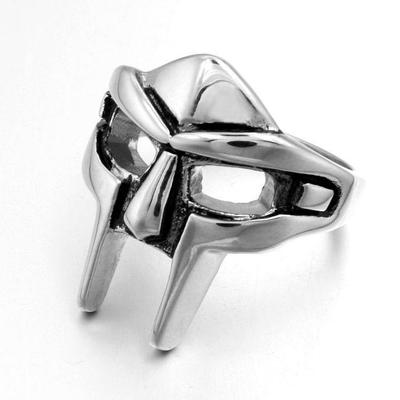 Superhero Pharaoh Mask Rings for Men and Women - Stainless Titanium Steel Couple Jewelry