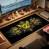 Borussia Großes Mauspad Große Gaming-Tischunterlage Rutschfest Laptop Tablet Großes Mauspad XXL Matte Mini-PC Spielmatte Mit Verriegeltem Rand